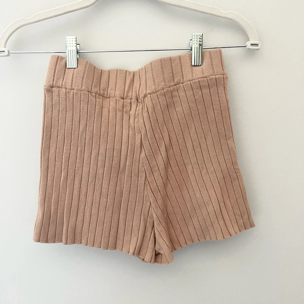 superdown Knit Ribbed Lounge Shorts Size Small